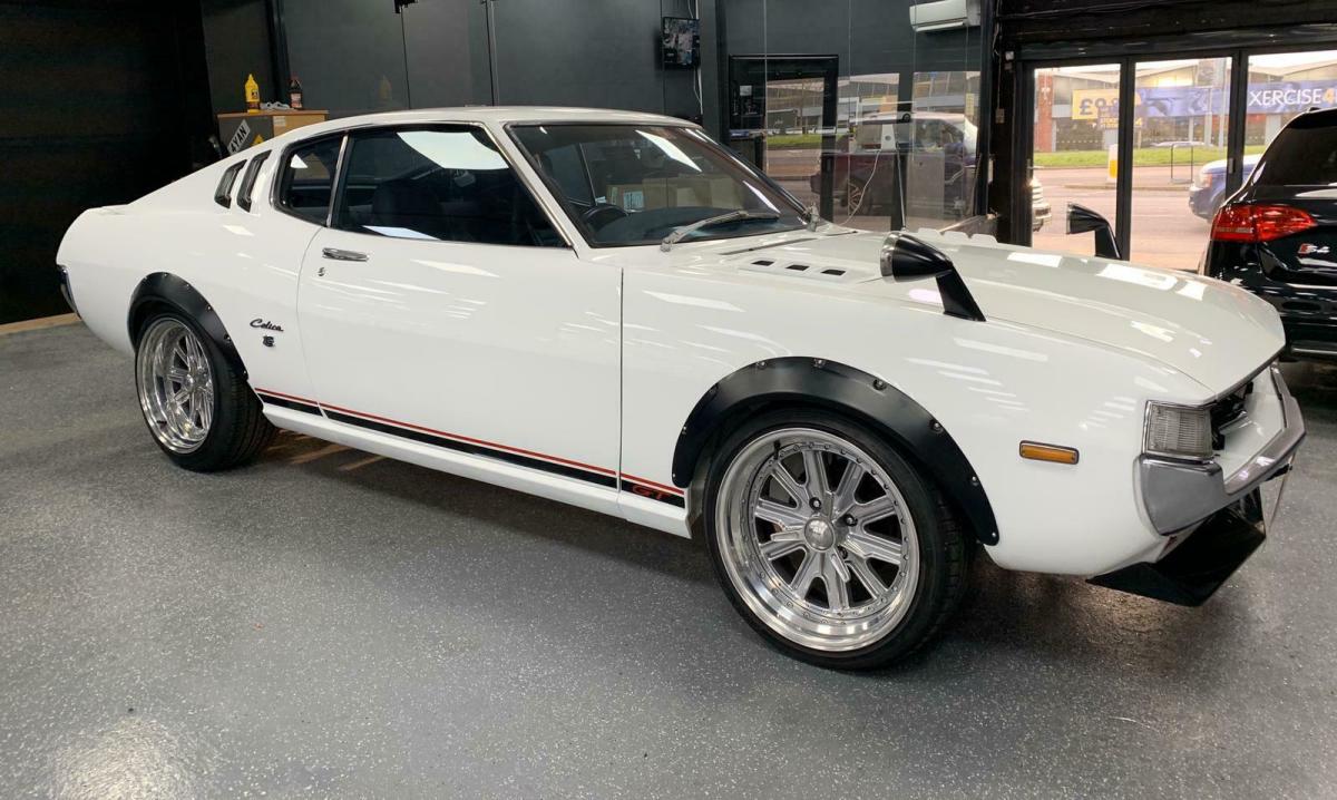 1975 White Toyota Celica Coupe