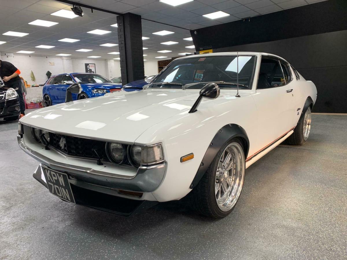 1975 White Toyota Celica Coupe