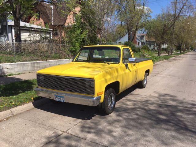 1986 Yellow Chevrolet C/K Pickup 2500 Standard Cab Pickup