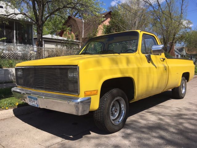 1986 Yellow Chevrolet C/K Pickup 2500 Standard Cab Pickup