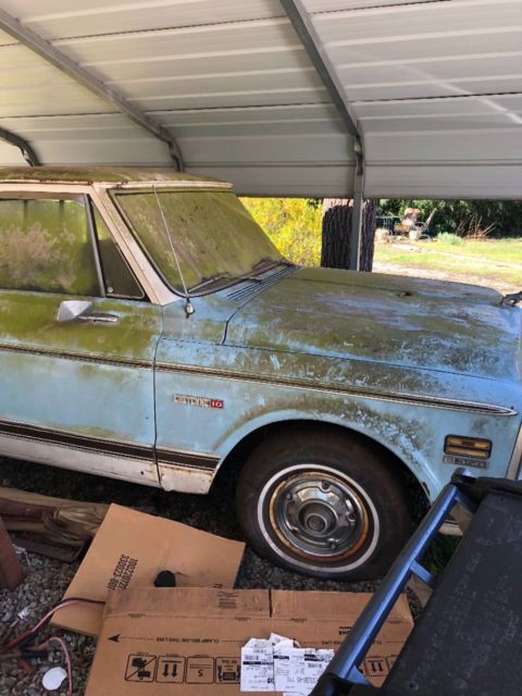1971 Blue Chevrolet Cheyenne Cab & Chassis