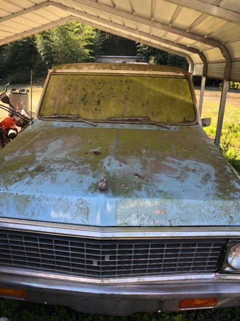1971 Blue Chevrolet Cheyenne Cab & Chassis