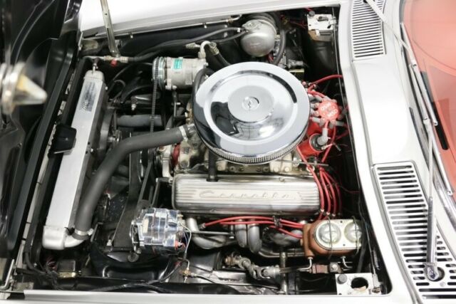 1963 Silver Chevrolet Corvette Convertible