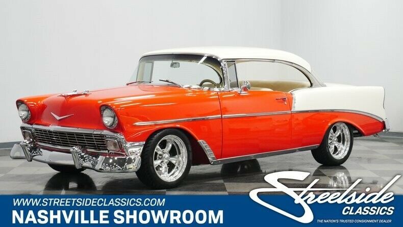 1956 Red Chevrolet Bel Air/150/210 Hardtop