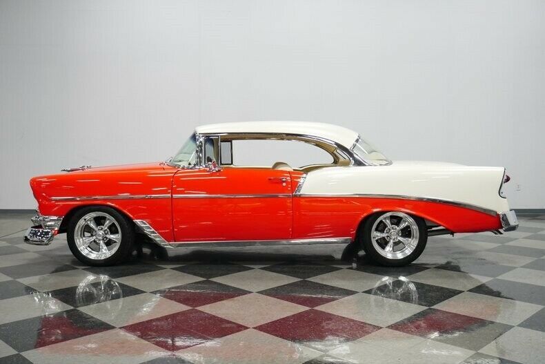 1956 Red Chevrolet Bel Air/150/210 Hardtop