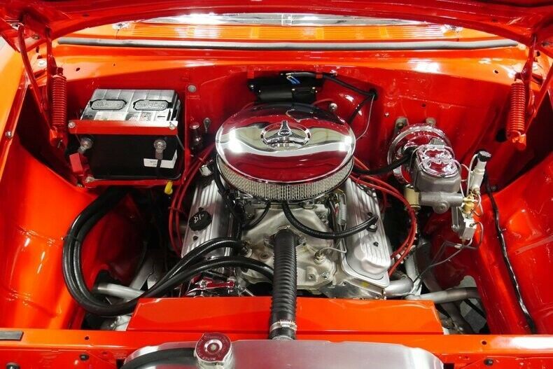 1956 Red Chevrolet Bel Air/150/210 Hardtop