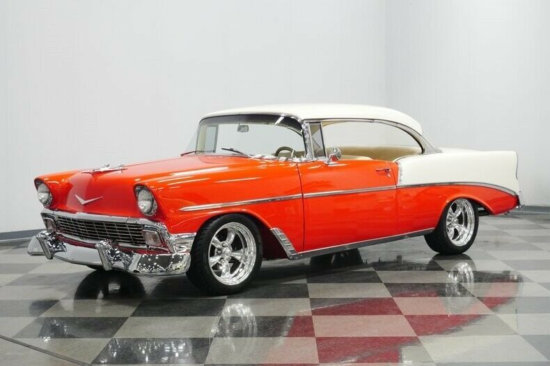 1956 Red Chevrolet Bel Air/150/210 Hardtop