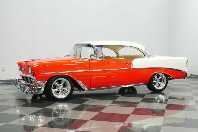 1956 Red Chevrolet Bel Air/150/210 Hardtop