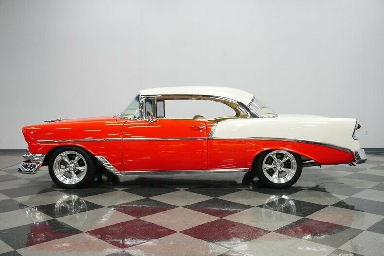 1956 Red Chevrolet Bel Air/150/210 Hardtop