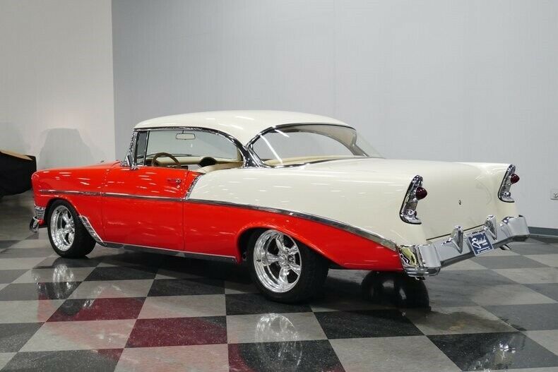 1956 Red Chevrolet Bel Air/150/210 Hardtop
