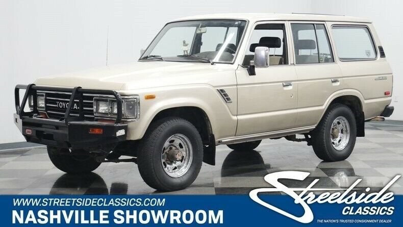 1988 Beige Toyota Land Cruiser SUV