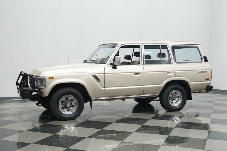 1988 Beige Toyota Land Cruiser SUV