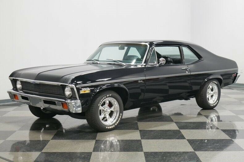 1970 Black Chevrolet Nova Coupe