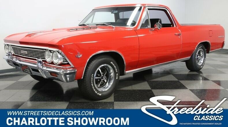 1966 Red Chevrolet El Camino Pickup Truck