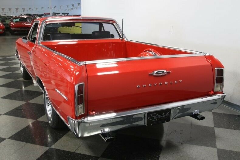 1966 Red Chevrolet El Camino Pickup Truck