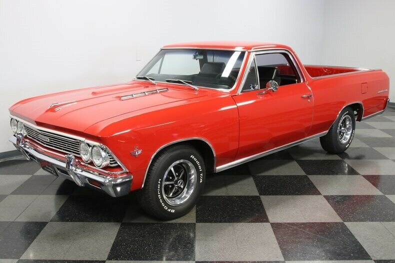 1966 Red Chevrolet El Camino Pickup Truck