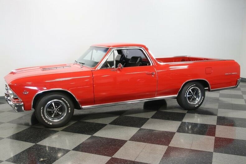 1966 Red Chevrolet El Camino Pickup Truck