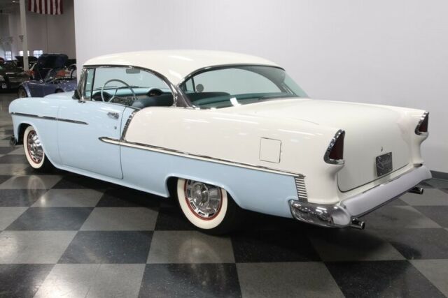 1955 Blue Chevrolet Bel Air/150/210 Hardtop