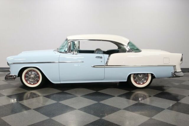 1955 Blue Chevrolet Bel Air/150/210 Hardtop