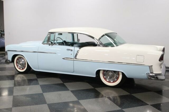 1955 Blue Chevrolet Bel Air/150/210 Hardtop