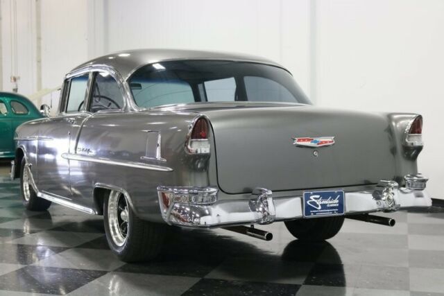 1955 Gray Chevrolet Bel Air/150/210 Sedan