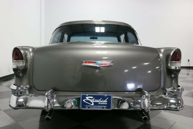 1955 Gray Chevrolet Bel Air/150/210 Sedan
