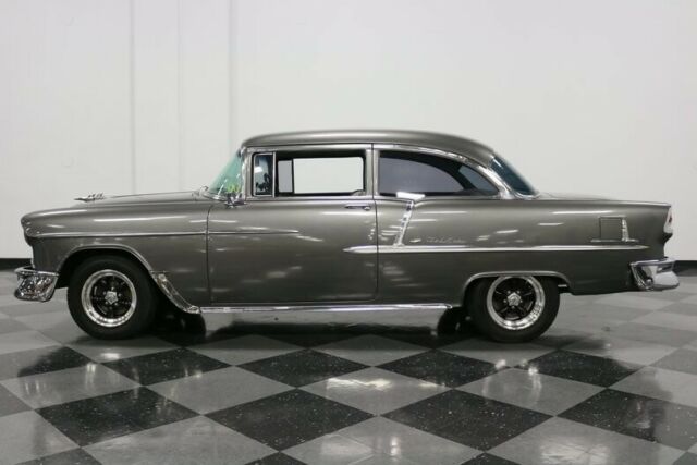 1955 Gray Chevrolet Bel Air/150/210 Sedan