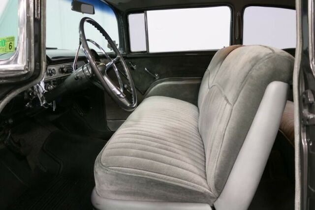 1955 Gray Chevrolet Bel Air/150/210 Sedan