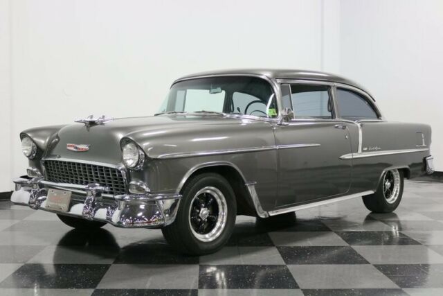 1955 Gray Chevrolet Bel Air/150/210 Sedan
