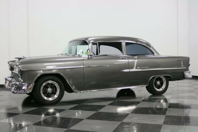 1955 Gray Chevrolet Bel Air/150/210 Sedan