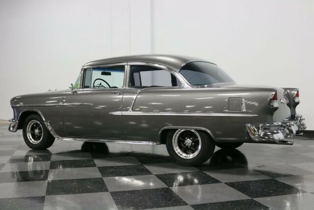 1955 Gray Chevrolet Bel Air/150/210 Sedan