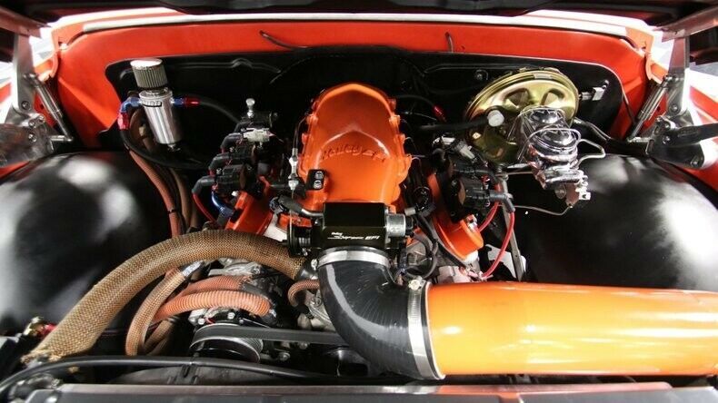 1972 Orange Chevrolet C-10 Pickup Truck