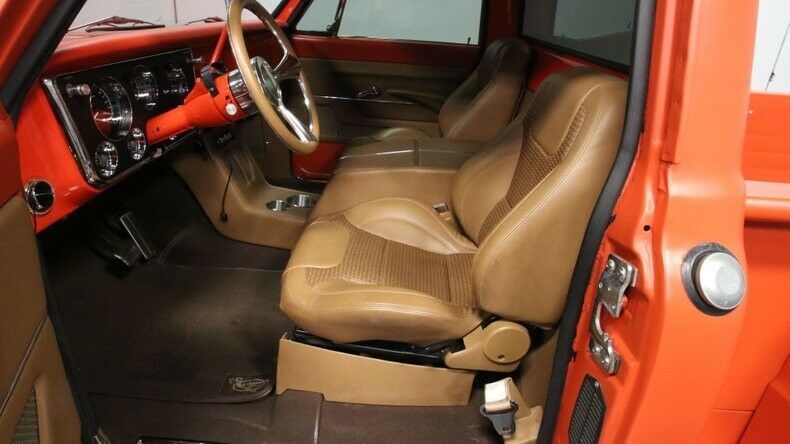 1972 Orange Chevrolet C-10 Pickup Truck