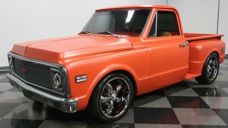 1972 Orange Chevrolet C-10 Pickup Truck