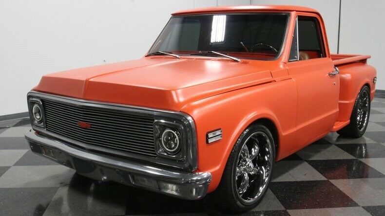 1972 Orange Chevrolet C-10 Pickup Truck