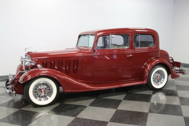 1933 Burgundy Buick Victoria Coupe