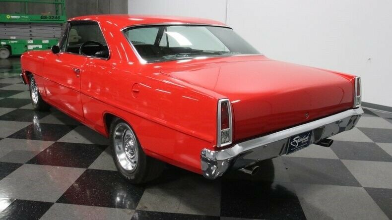 1966 Red Chevrolet Nova Hardtop