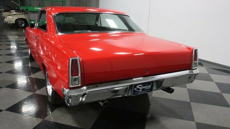 1966 Red Chevrolet Nova Hardtop