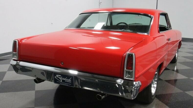 1966 Red Chevrolet Nova Hardtop