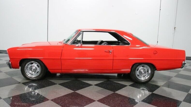 1966 Red Chevrolet Nova Hardtop