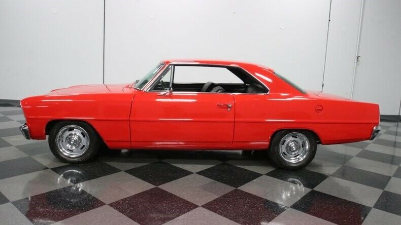 1966 Red Chevrolet Nova Hardtop
