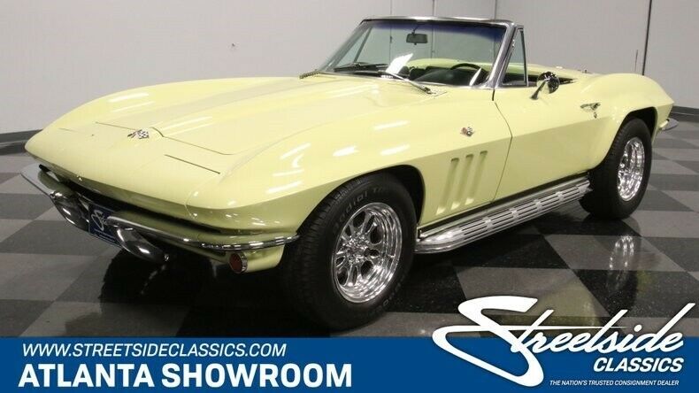 1965 Yellow Chevrolet Corvette Convertible