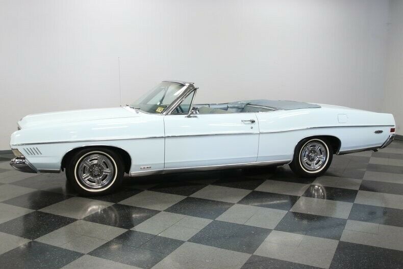 1968 Blue Ford Galaxie Convertible