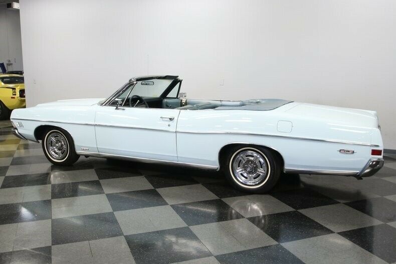 1968 Blue Ford Galaxie Convertible