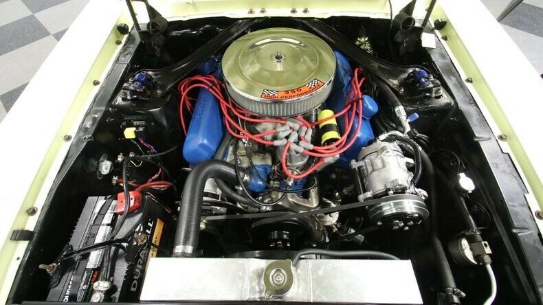 1967 Yellow Ford Mustang Hardtop