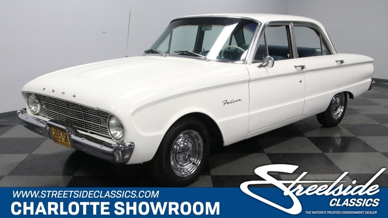 1960 White Ford Falcon Sedan