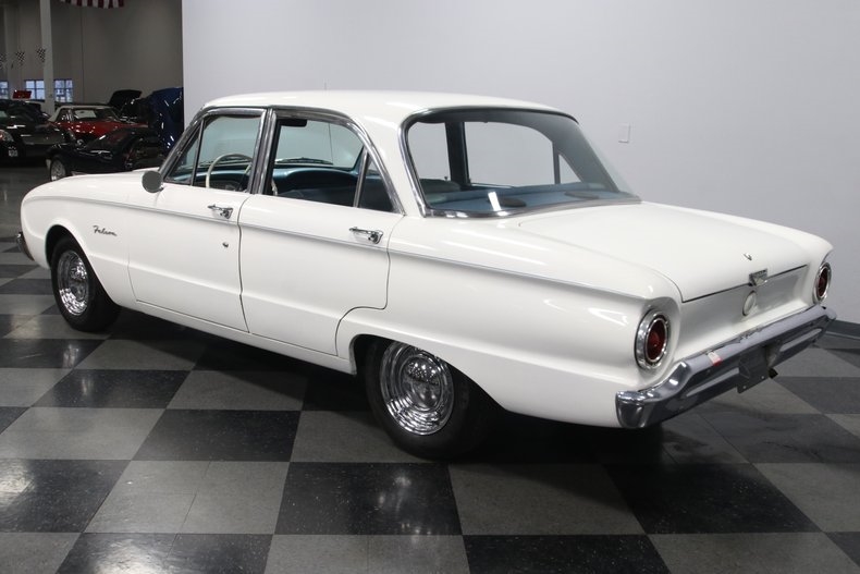 1960 White Ford Falcon Sedan