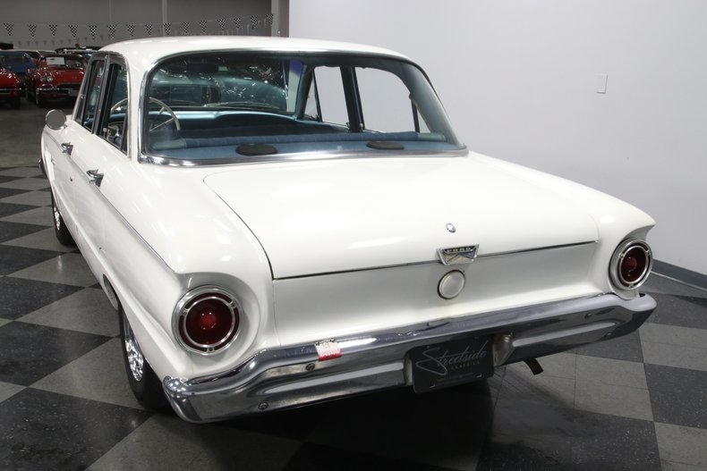 1960 White Ford Falcon Sedan