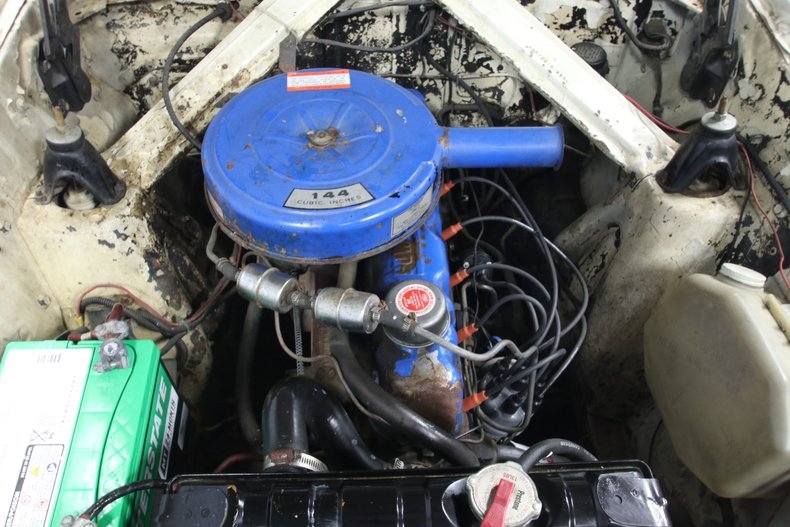 1960 White Ford Falcon Sedan