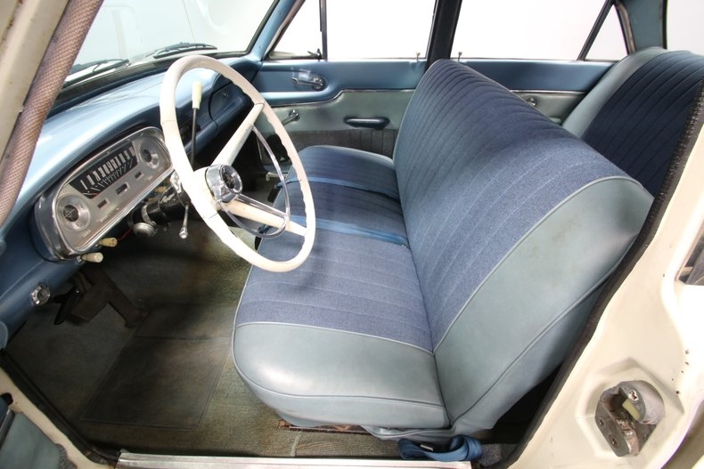 1960 White Ford Falcon Sedan